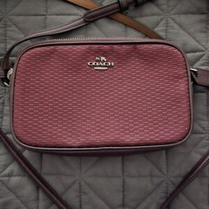 Coach Burgundy Crossbody Bag